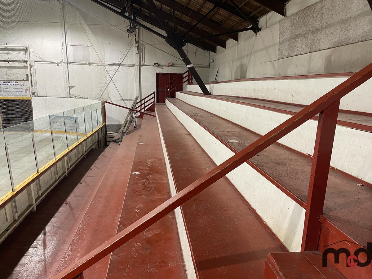 Large Section of Built in Bleachers